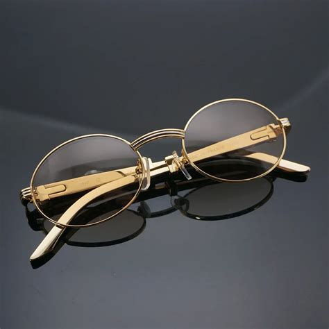 vintage gold frame glasses men.